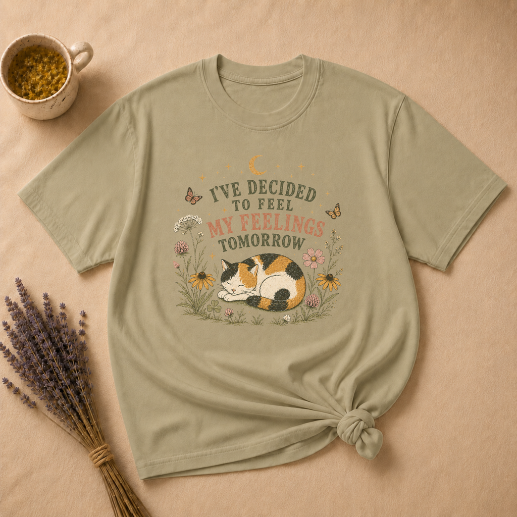 I've Decided To Feel My Feelings Tomorrow T-shirt