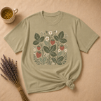Wild Strawberries Block Print T-shirt