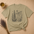 Foxglove and Luna Moth T-shirt