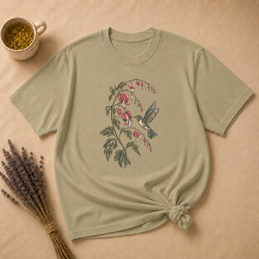 Bleeding Hearts and Hummingbird T-shirt
