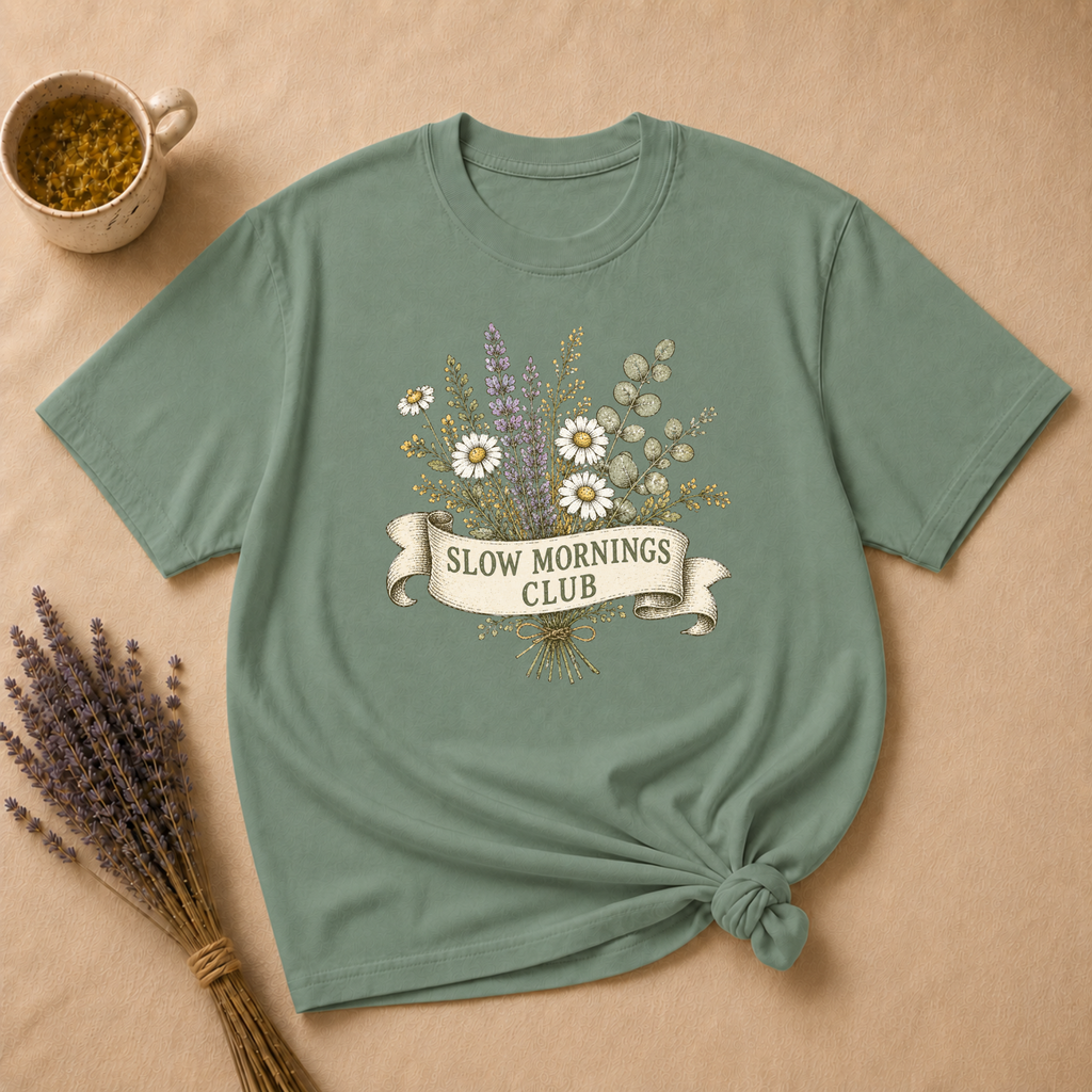 Slow Mornings Club T-shirt
