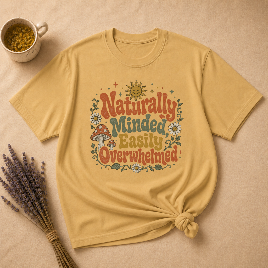 Naturally Minded, Easily Overwhelmed T-shirt