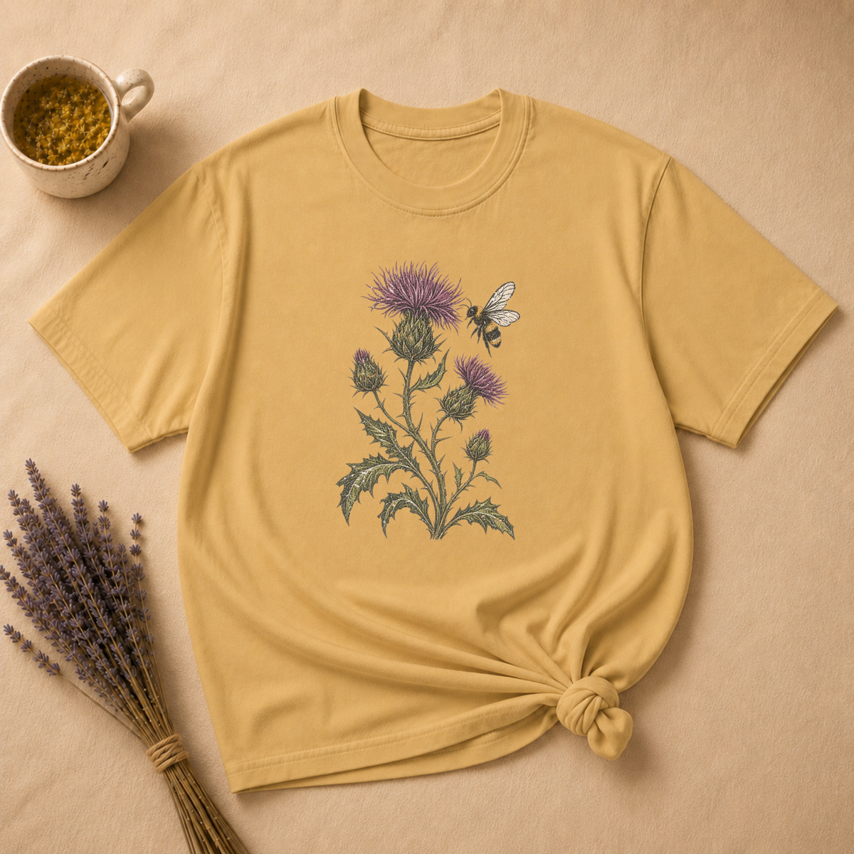 Vintage Thistle and Bumblebee T-shirt