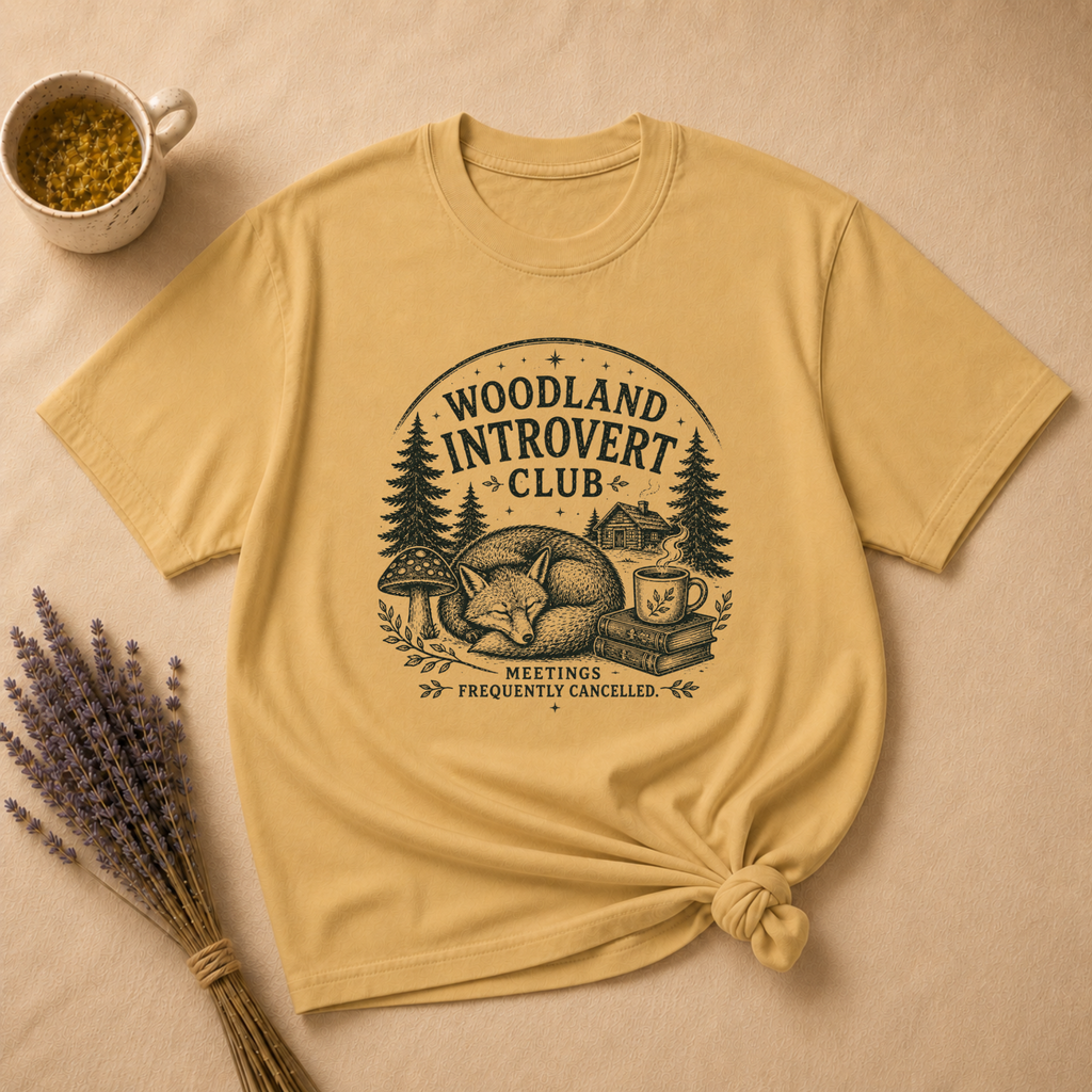 Woodland Introvert Club T-shirt