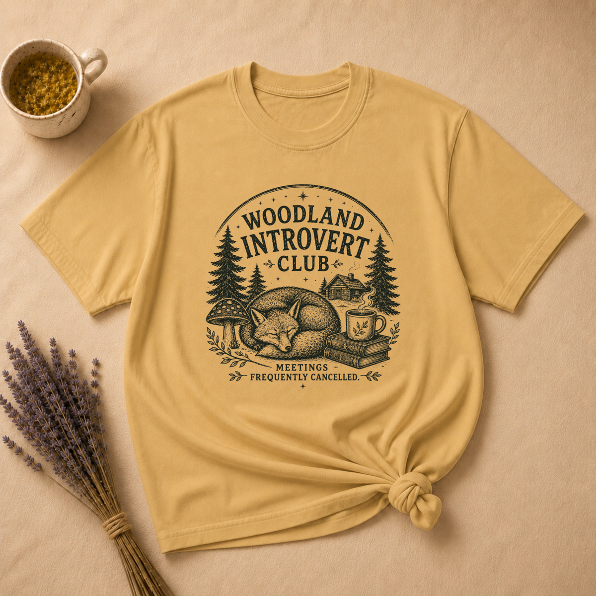 Woodland Introvert Club T-shirt