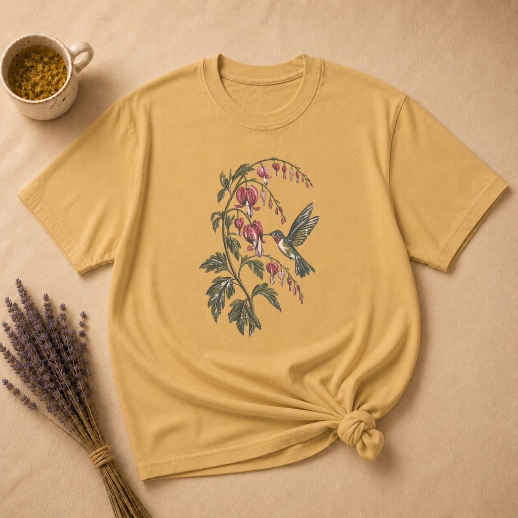 Bleeding Hearts and Hummingbird T-shirt